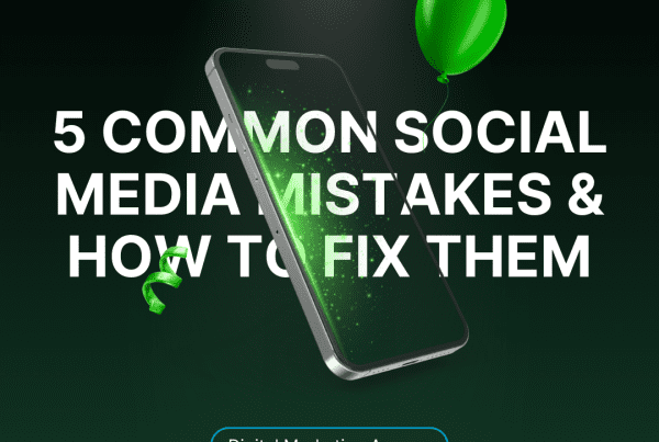 5 Common Social Media mistakes & how to fix them blog article